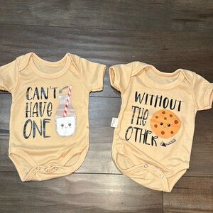 Twins onsie